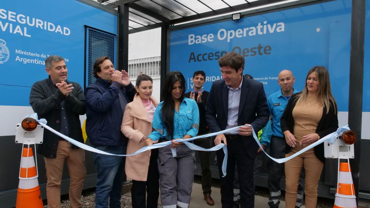 Ciudadela Inauguraron La Base Operativa Del Acceso Oeste