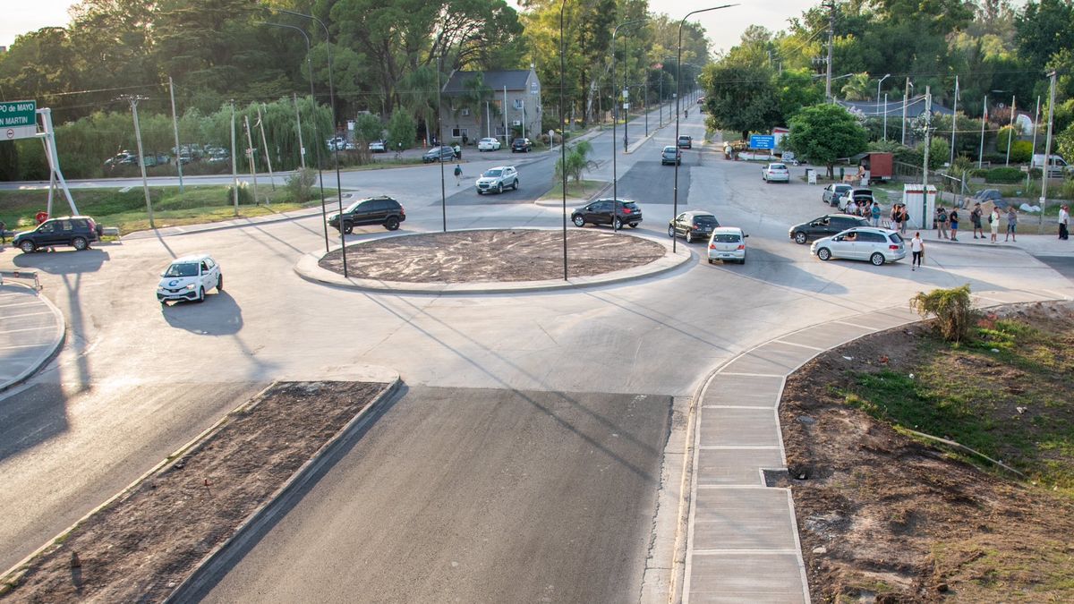 Camino Del Buen Ayre Inauguraron Las Dos Nuevas Rotondas