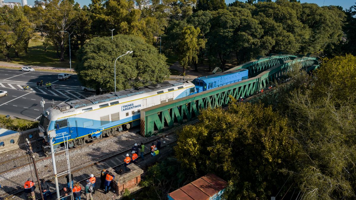 Termin El Arreglo De Las V As Del Tren San Mart N En El Puente Del