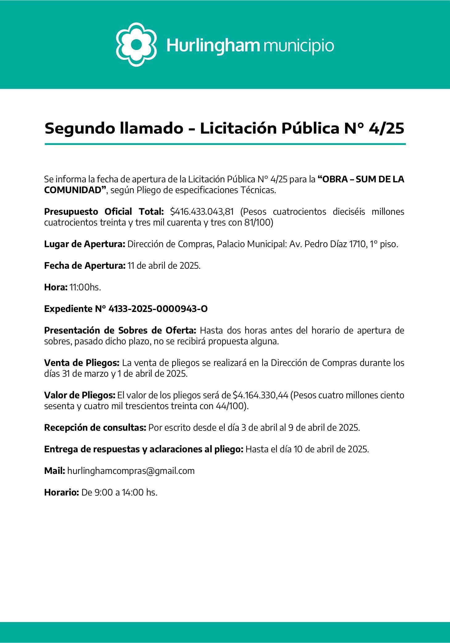 Hurl Lic. Pub 4/25 13-14 mayo 300x600