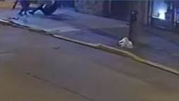 altText(Video: lo persiguieron y tiraron al piso en Ramos Mejía para robarle el auto)}