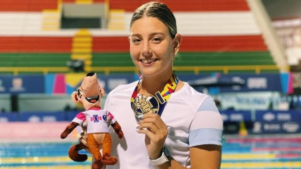 La Matanza: medalla de oro de la nadadora en el Panamericano