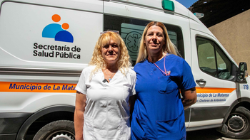Asumieron las primeras dos ambulancieras en la historia de la salud pública matancera