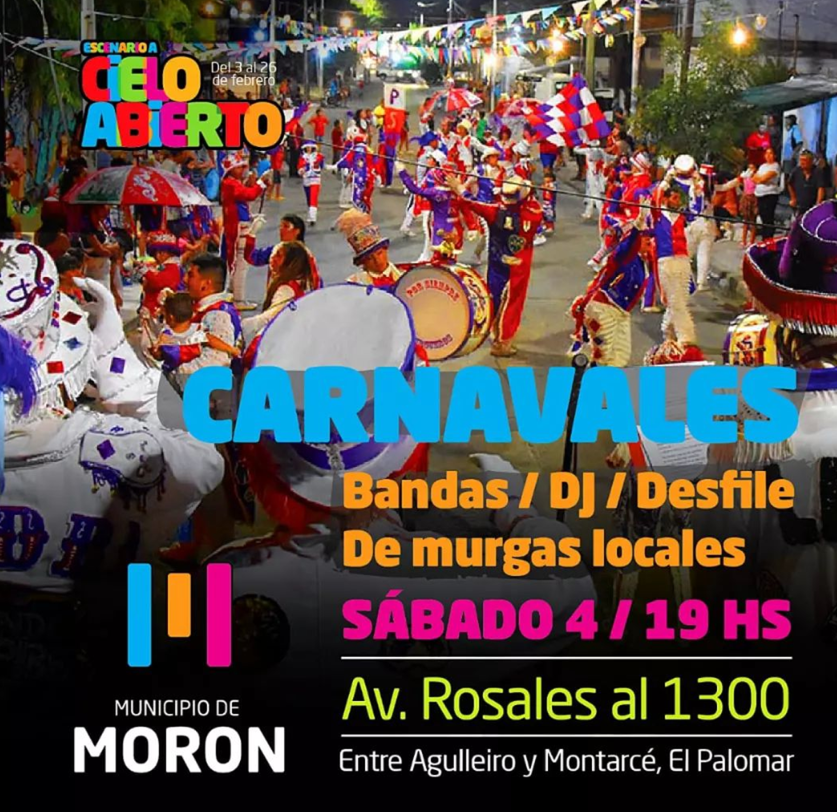 Morón: Los Gardelitos tocarán gratis en El Palomar.