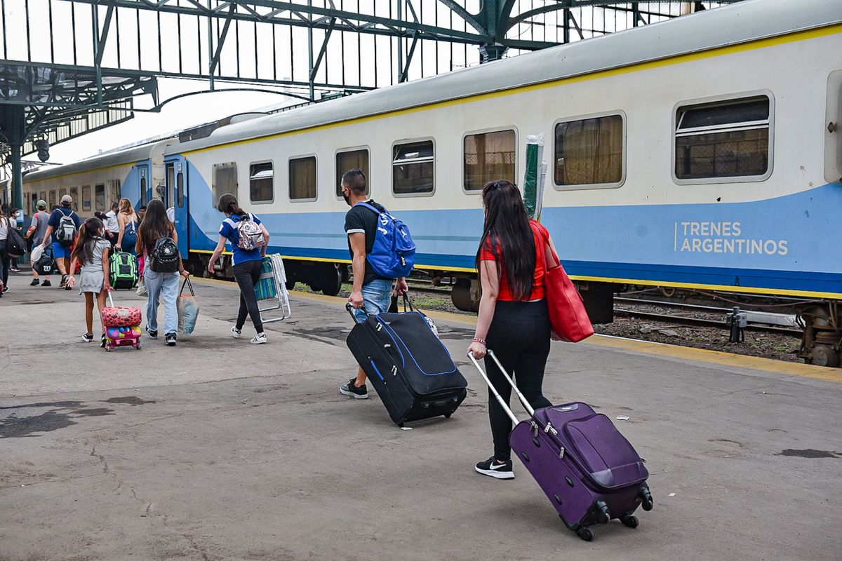 Desde Trenes Argentinos comunicaron que el uso del ferrocarril para vacacionar creció casi un 70% en relación con otros años.