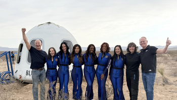 Viral en redes: seis mujeres hacen historia en el mundo al completar un vuelo espacial 