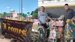 Los Leones, un club barrial de Isidro Casanova que junta juguetes y hace rifas para celebrar el día del niño