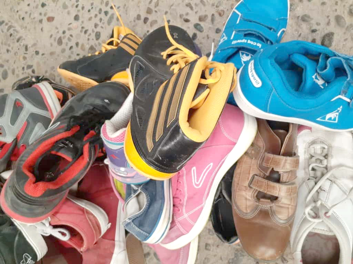 Hospital Posadas: Colecta solidaria de zapatillas