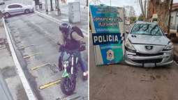 altText(Una persecución policial terminó con un choque en Acceso Oeste, a la altura de Castelar)}