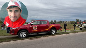 Intensa búsqueda de hombre en Moreno que desapareció en medio del temporal