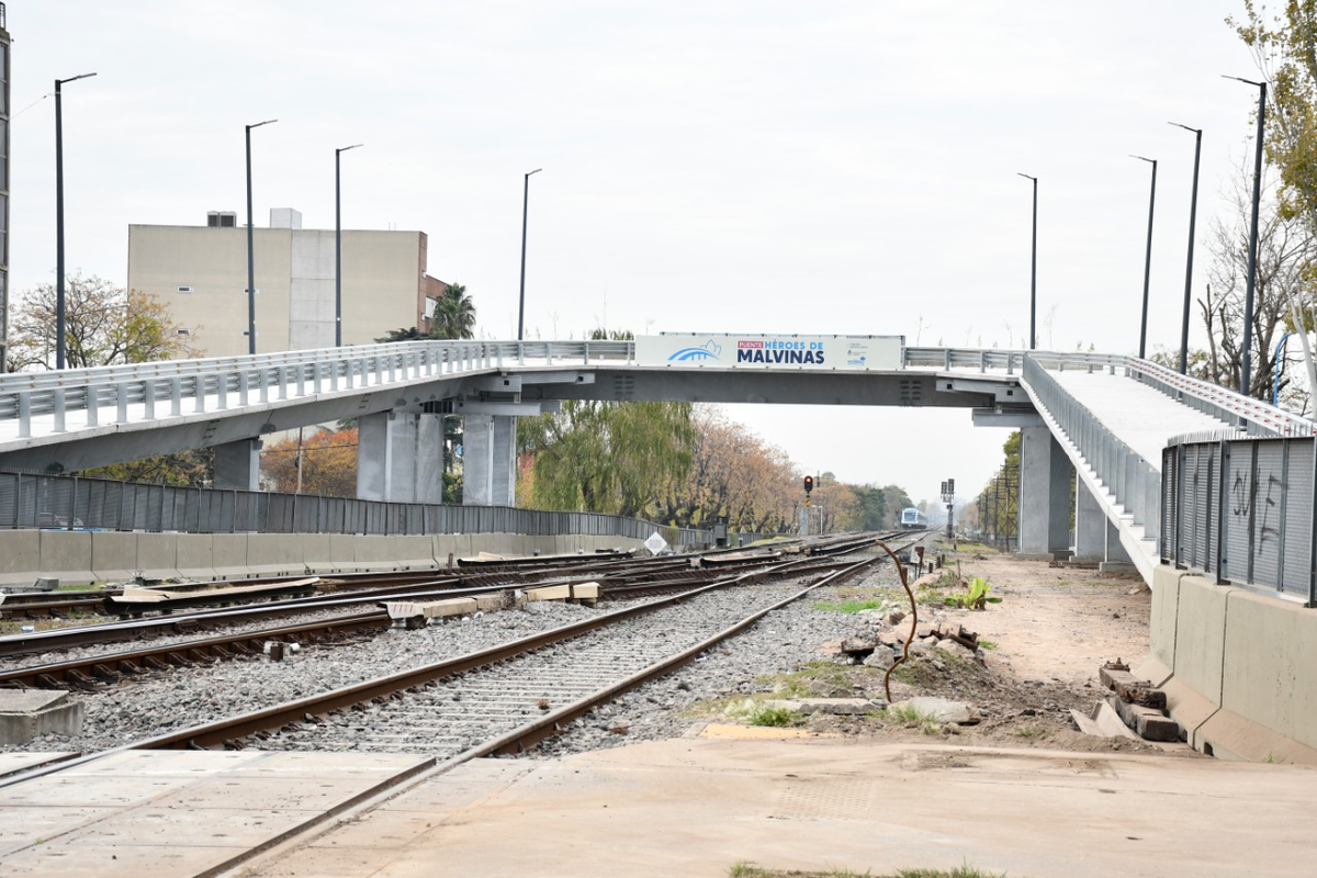 Moreno: se inauguró el puente modular del Tren Sarmiento