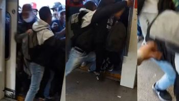 Video: quiso bajar del Tren San Martín en José C. Paz y lo tiraron al piso los que subían