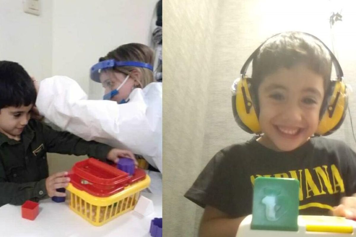 Un nene de Mariano Acosta requiere la ayuda de todos: tiene una neuropatía auditiva que no le permite escuchar y requiere unos audífonos especiales
