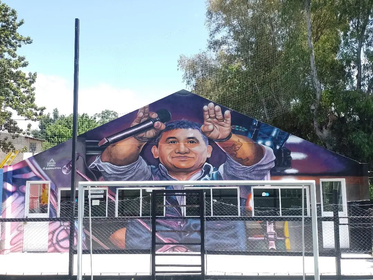 Ituzaingó: imponente mural para recordar a Huguito Flores