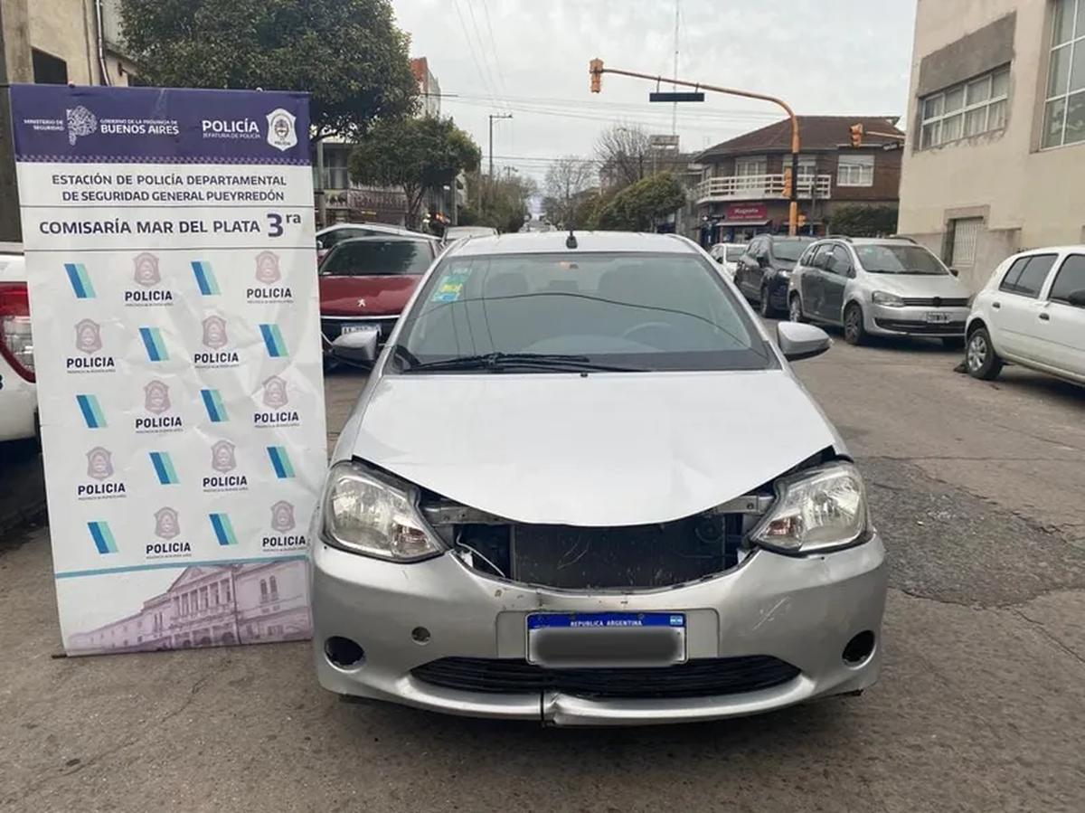 La Matanza: otro auto robado apareció en Mar del Plata