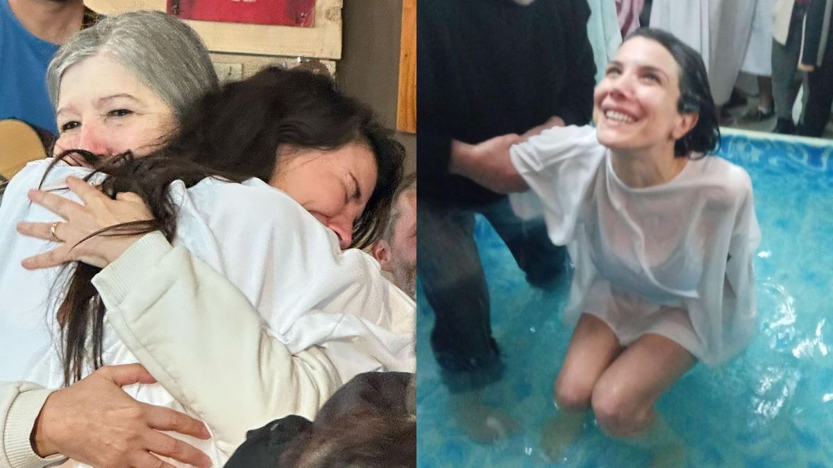 Redes: Andrea Rincón se bautizó y compartió el momento
