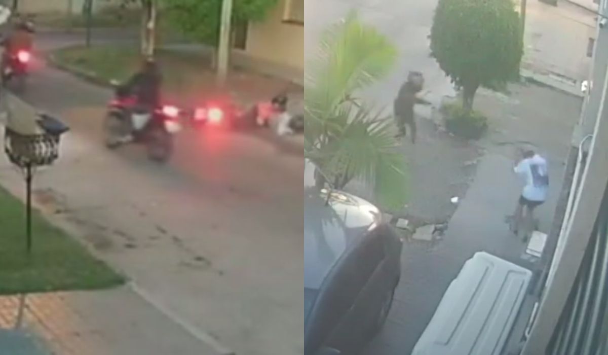 Ramos Mejía: violento raid delictivo de cuatro motochorros