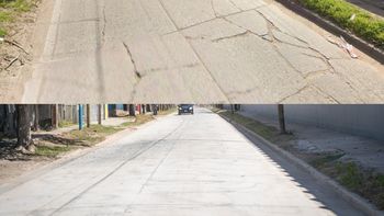 Terminaron de repavimentar la calle Larralde en La Reja tras muchos meses de parálisis