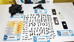 altText(Desactivaron un local de droga en Castelar: tenía cocaína, cuatro celulares y un arma)}