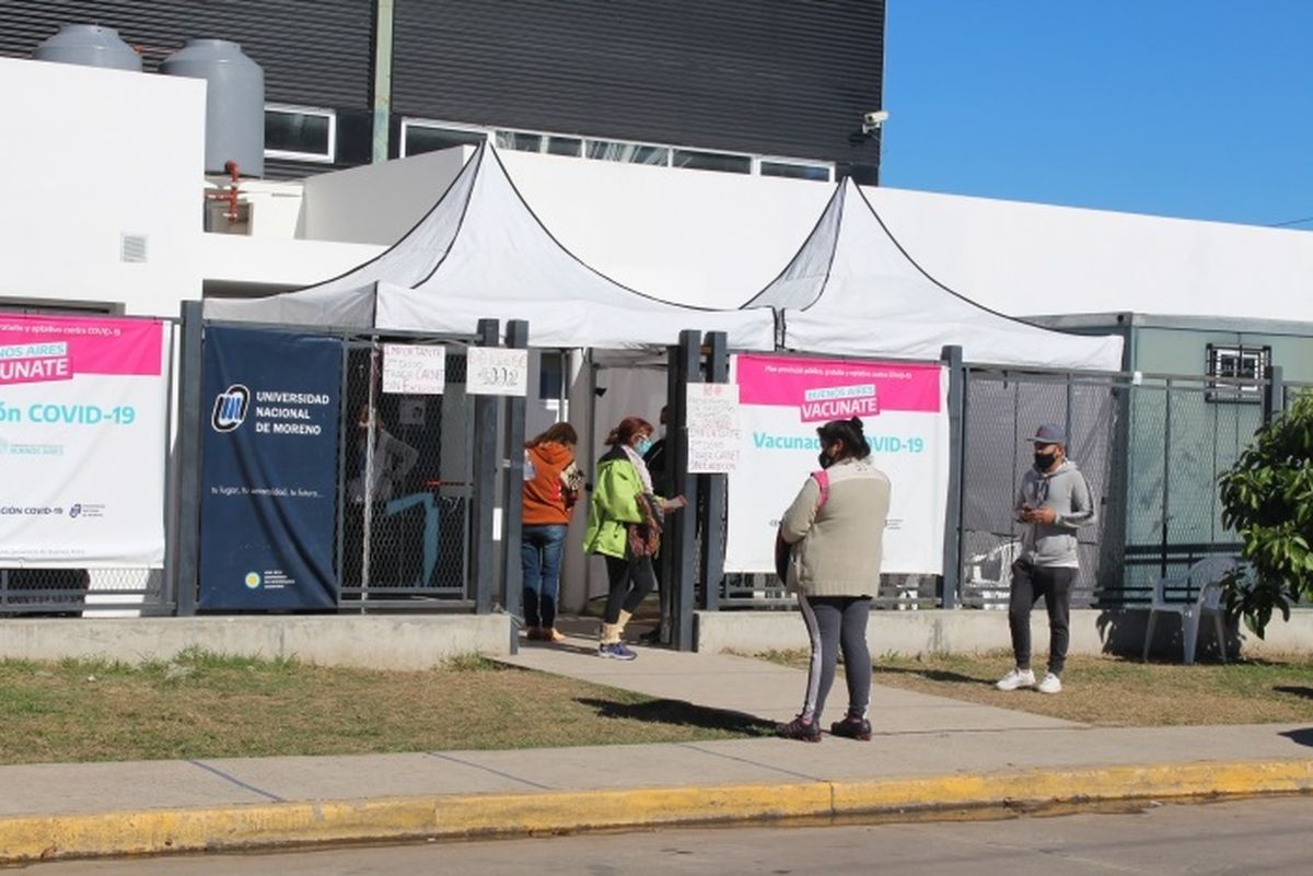 El Centro de Vacunación de la Universidad de Moreno ya superó los 10.000 vecinos vacunados