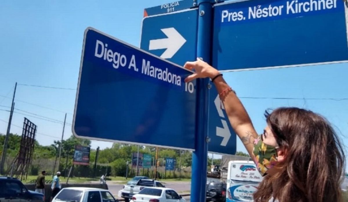 Oeste: las calles que cambiaron su nombre a Diego Maradona