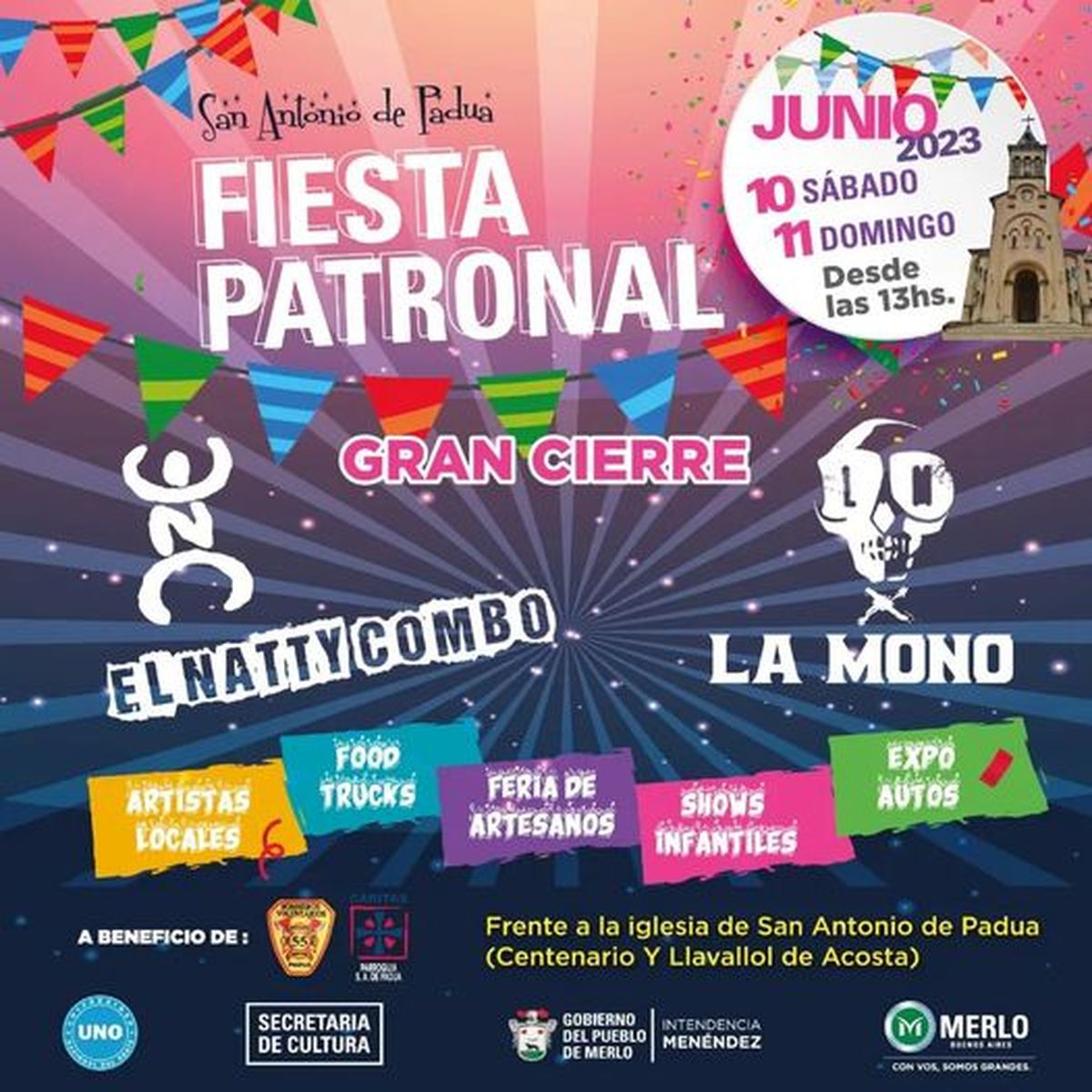 San Antonio de Padua artistas de las Fiestas Patronales