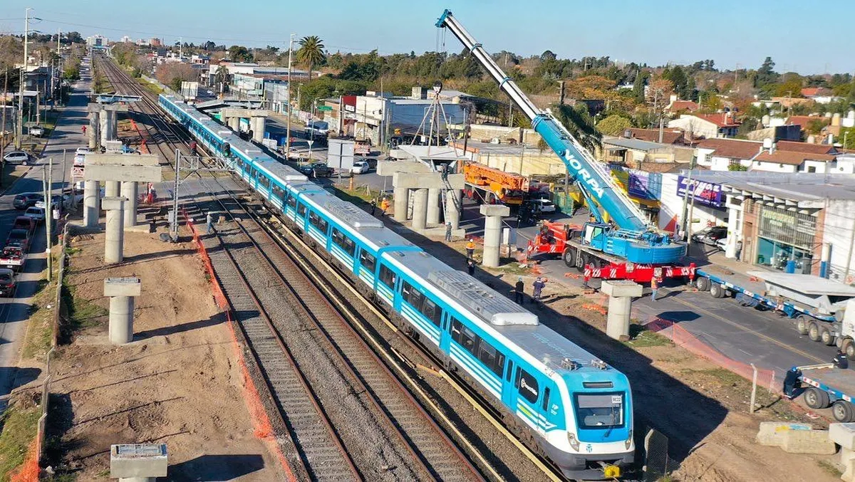 Tren Sarmiento: Obras en los puentes de Ituzaingó y Padua