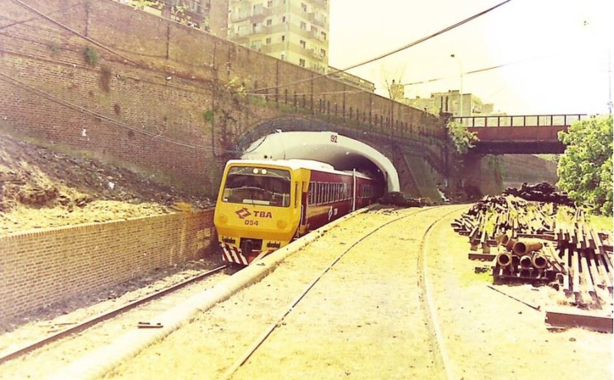 El ramal del Tren Sarmiento que llegaba de Castelar a Puerto Madero