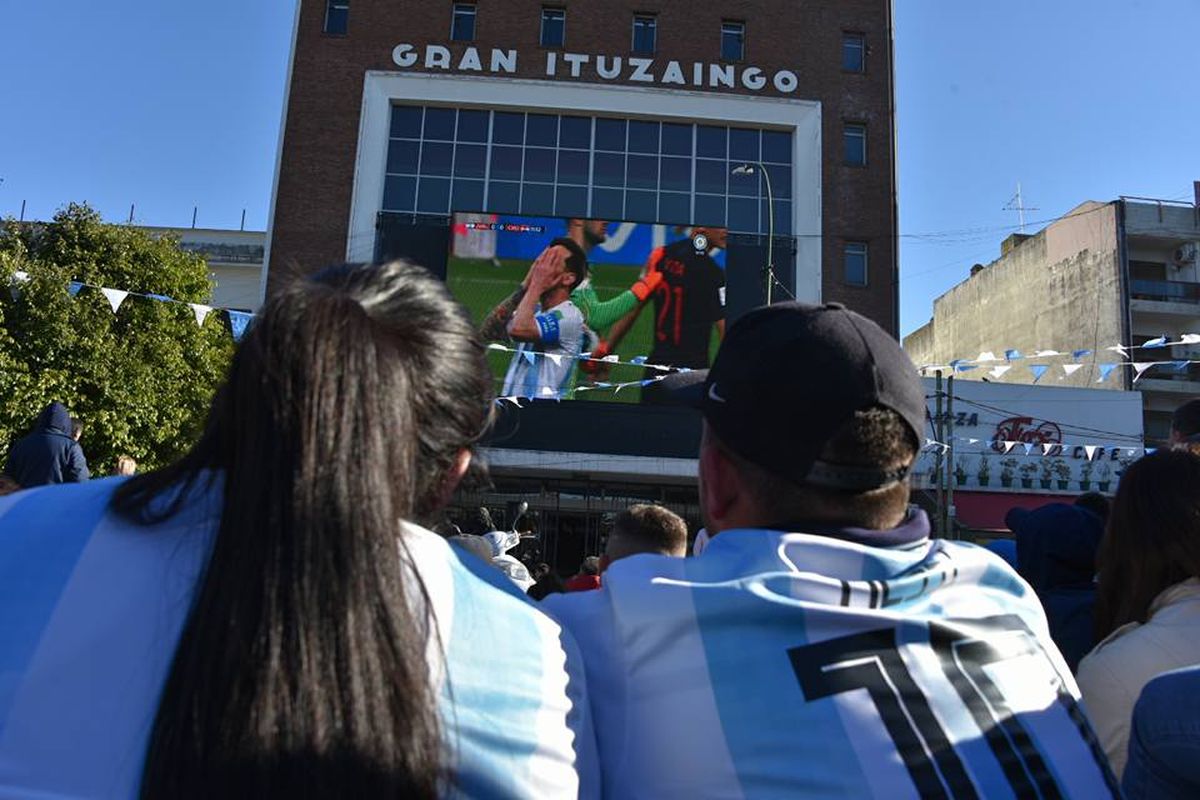 El partido de Argentina se transmitirá en pantalla gigante