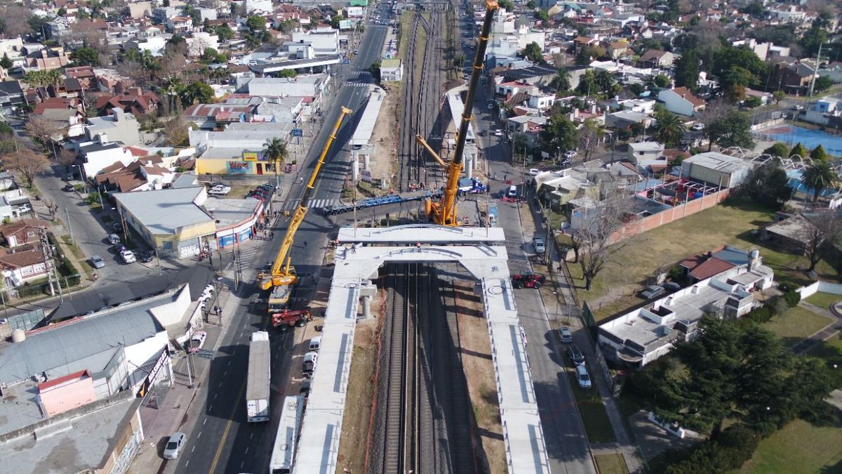 Puente Tren Sarmiento: Finalizan la obra en Acevedo
