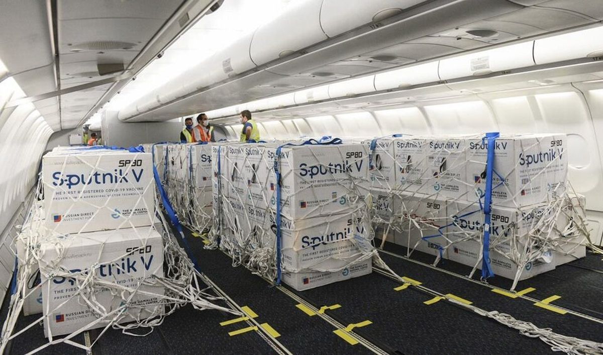Llegan esta medianoche 500 mil Sputnik V