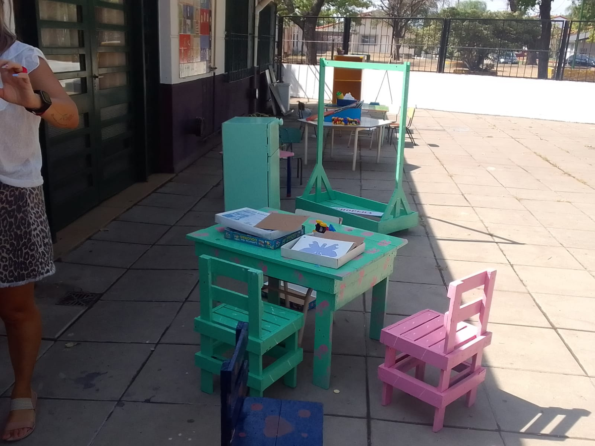 Ituzaingó: presos donaron mobiliario a un jardín de infantes