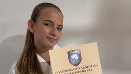 altText(La joven taekwondista de Moreno que sueña con viajar al Mundial del Barcelona)}