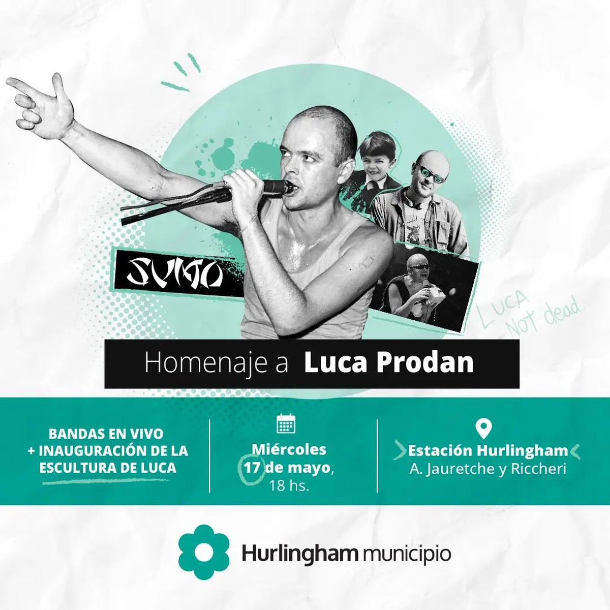 Homenaje a Luca Prodan en Hurlingham.