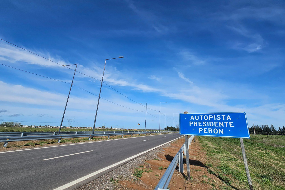 Autopista Presidente Perón: dos nuevas bajadas en el Oeste
