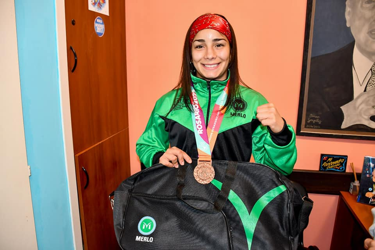 Merlo: Tatiana Daglio fue bronce sudamericano en Rosario
