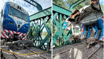 El Tren San Martín chocó a una formación vacía en el viaducto Palermo: al menos 60 heridos