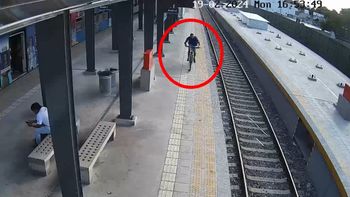 Trenes Argentinos: robó una bicicleta, quiso escapar y fue detenido