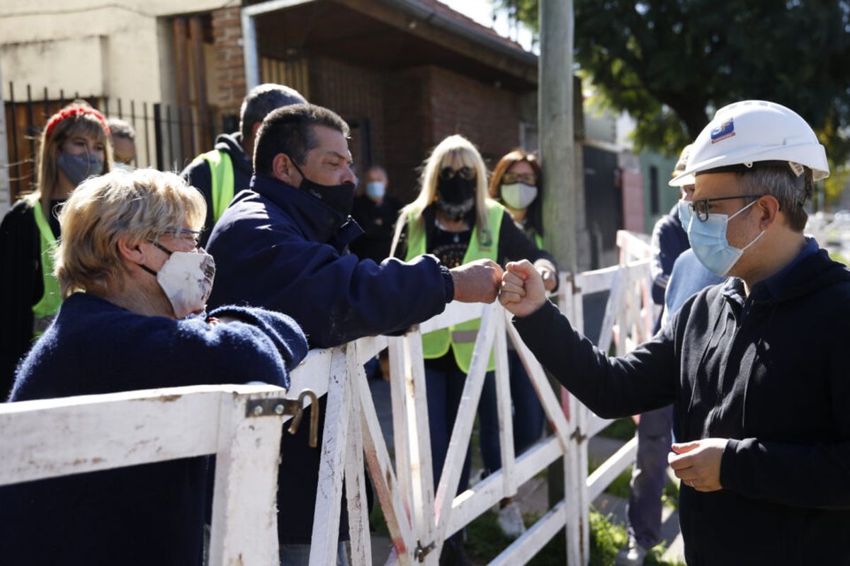 Comenzaron las obras en Tres de Febrero para alcanzar el 100% de cloacas